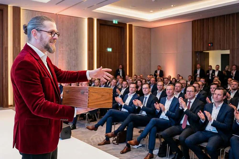 Zauberkünstler bei einer Firmenfeier in Berlin